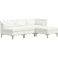 Jackson Milano Snow White 4 Piece Sectional - Skyline Furniture