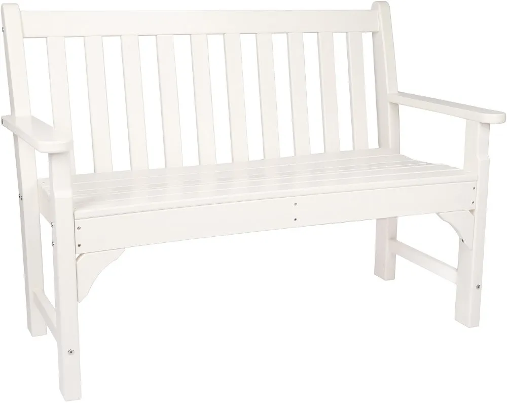 Atlantic Ivory Patio Bench