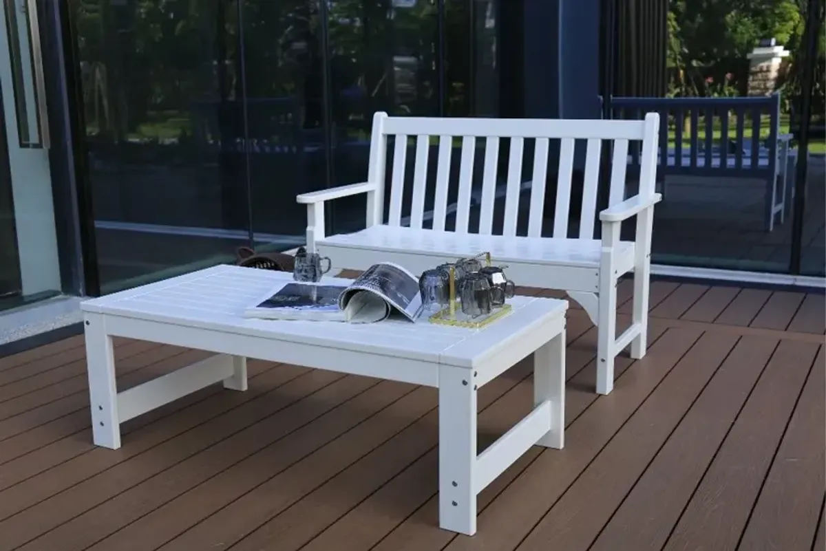 Atlantic Ivory Patio Coffee Table