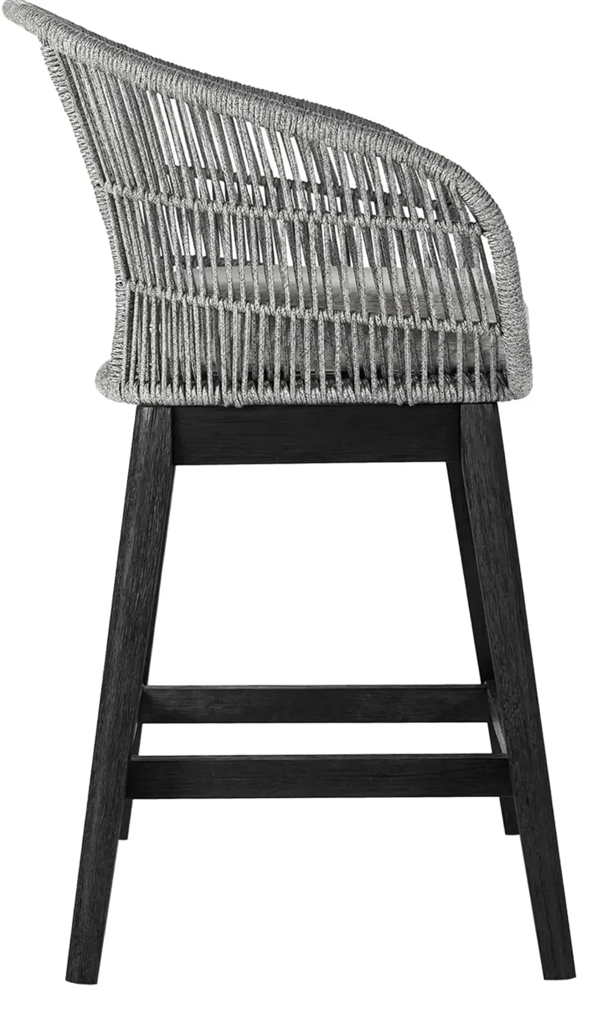 Tutti Frutti Black Counter Height Outdoor Stool