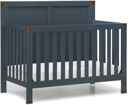 Miles Graphite Blue 5-in-1 Convertible Crib
