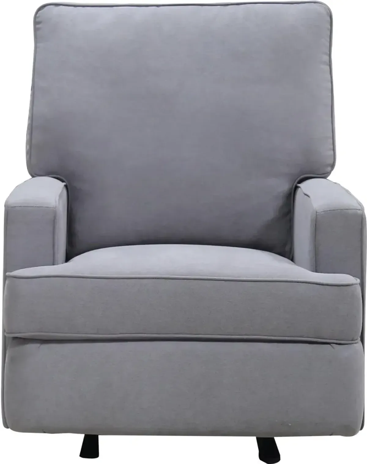 Shella Gray Nursery Rocker Recliner