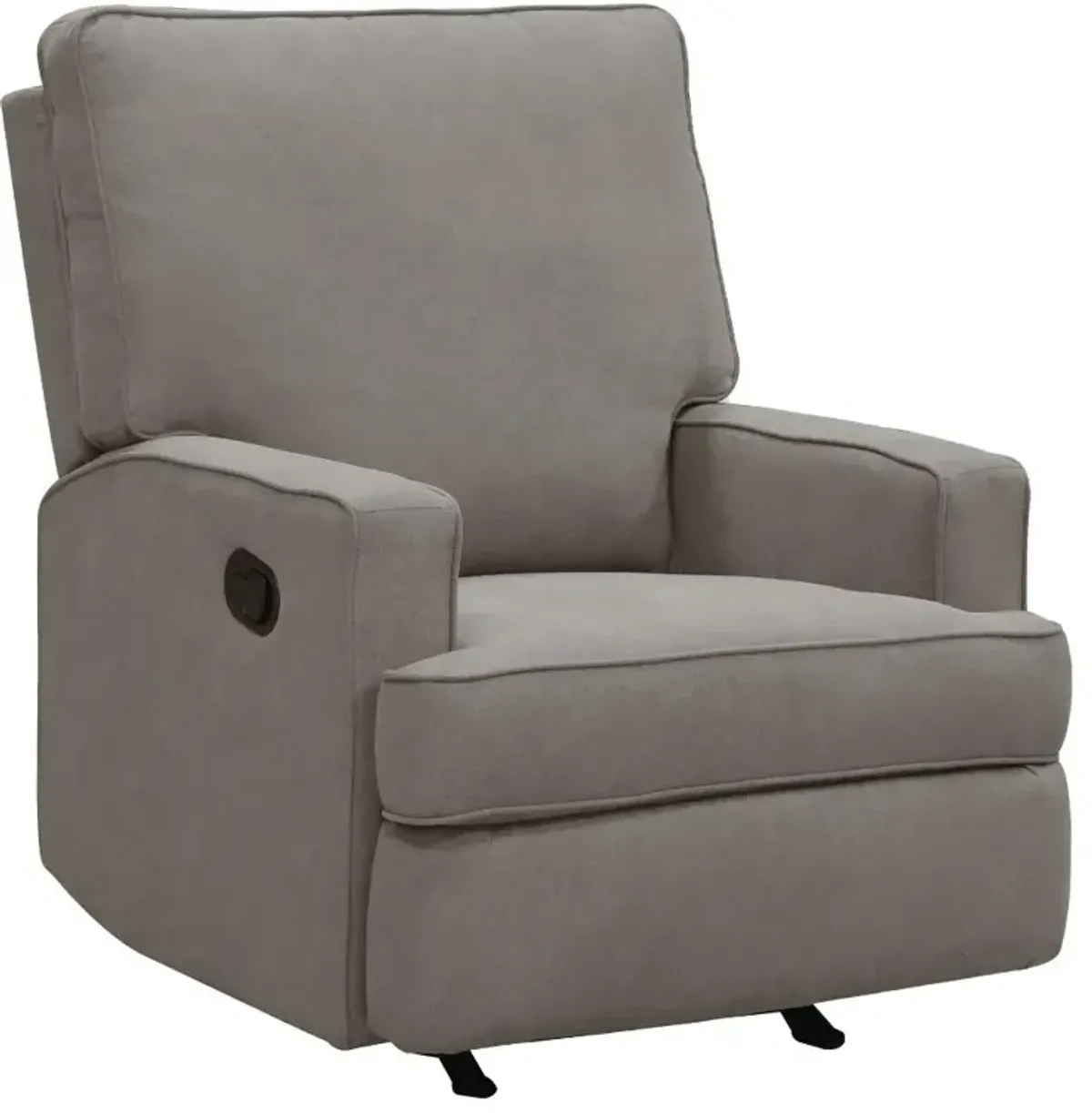 Shella Taupe Nursery Rocker Recliner