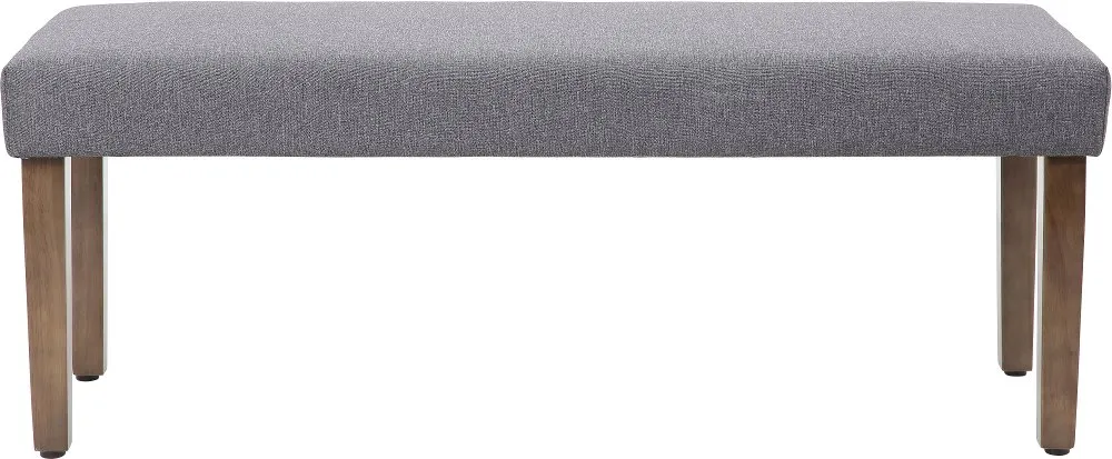 Boss Gray Linen Bench