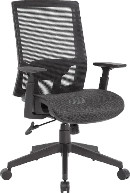 Boss Black Mesh Office Chair