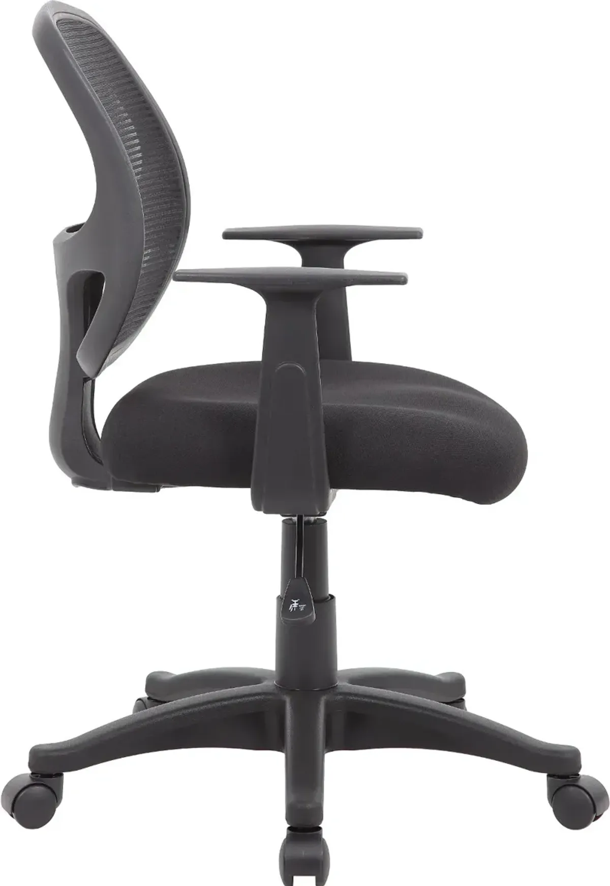 Boss Commercial Grade Black Mesh Task Chair with Arms