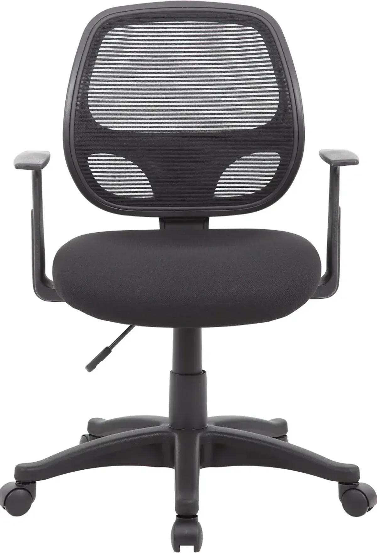 Boss Commercial Grade Black Mesh Task Chair with Arms