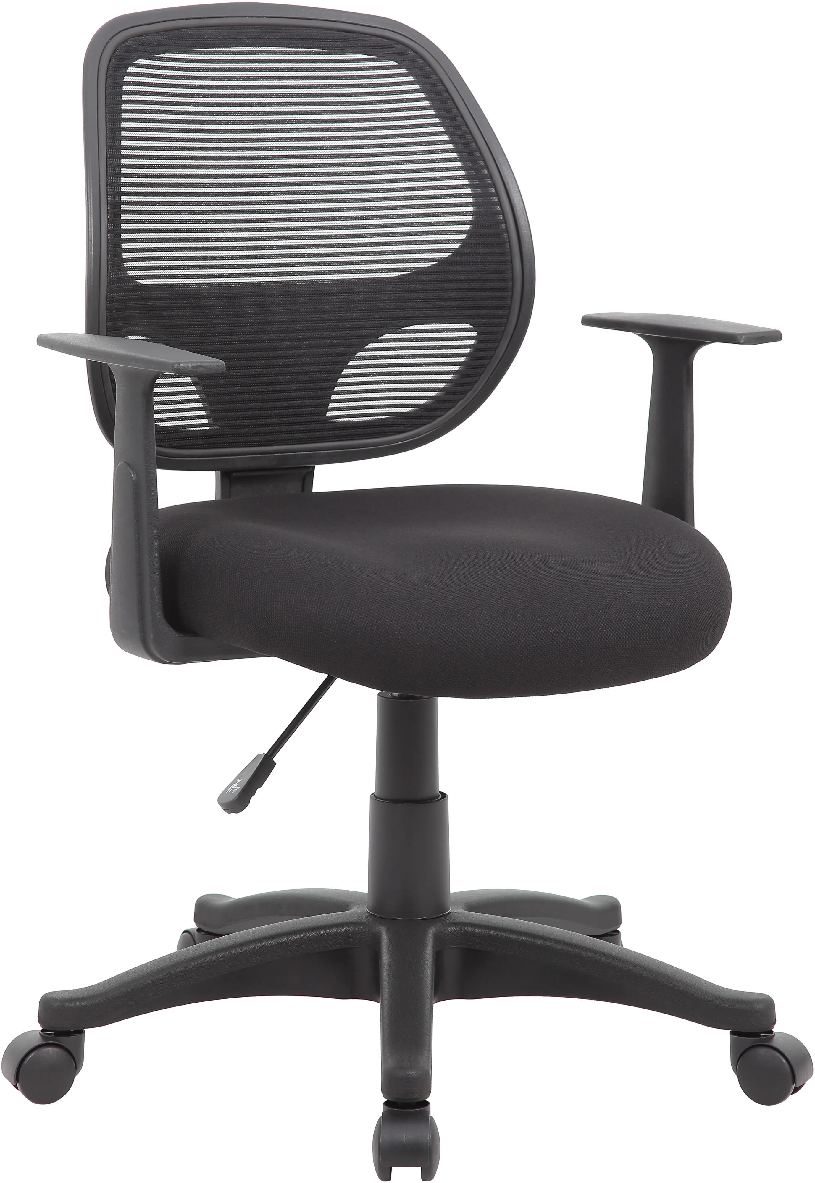 Boss Commercial Grade Black Mesh Task Chair with Arms