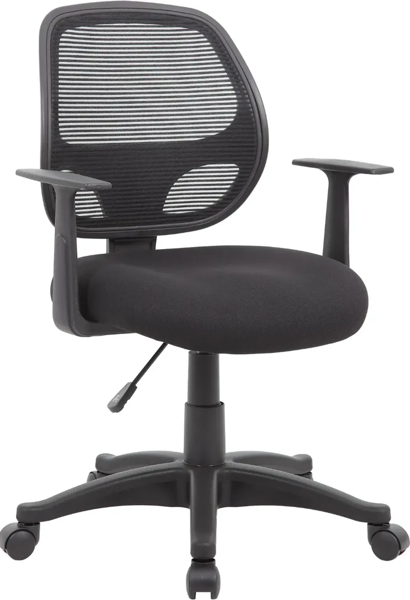 Boss Commercial Grade Black Mesh Task Chair with Arms