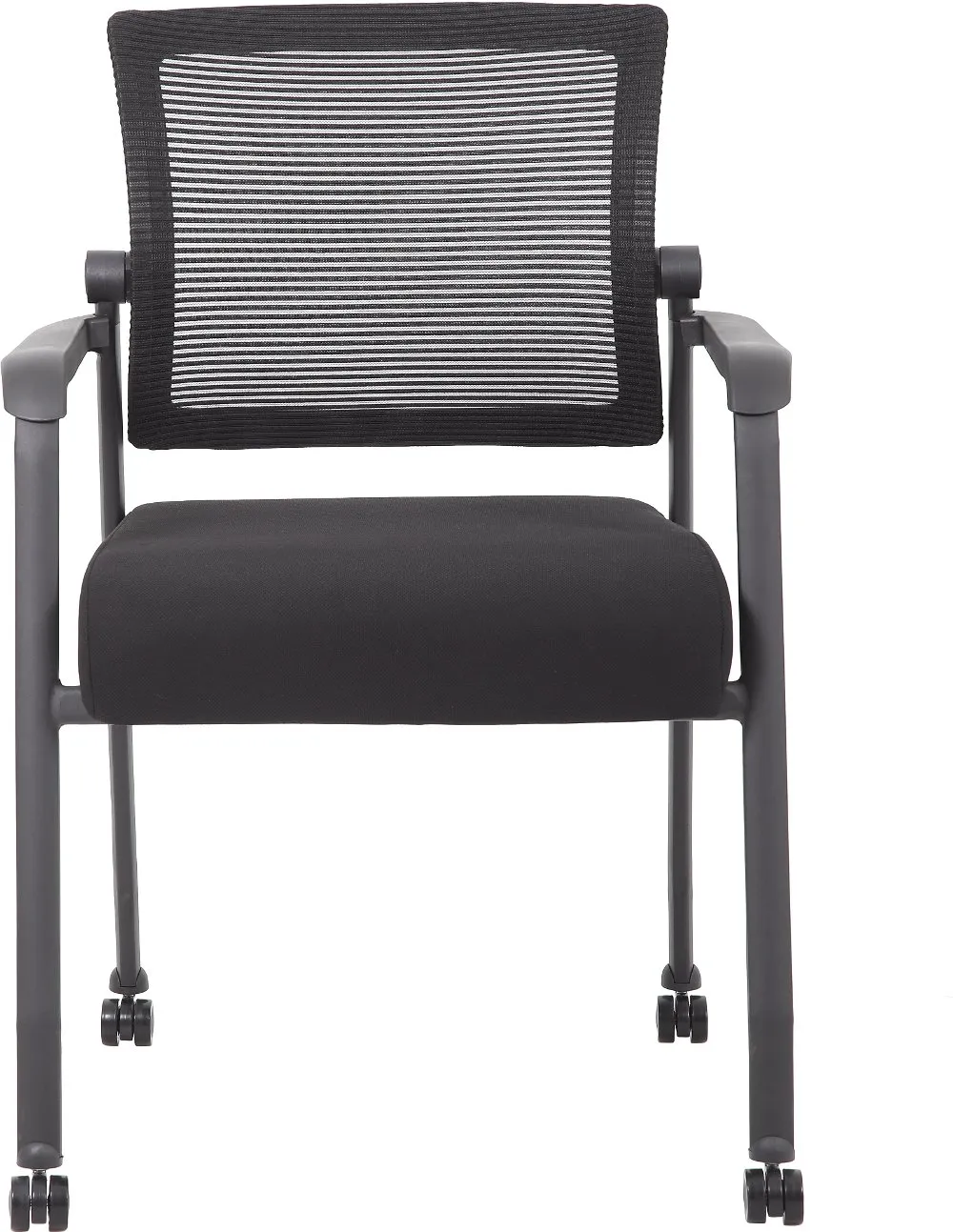 Boss Black Mesh Guest Chair