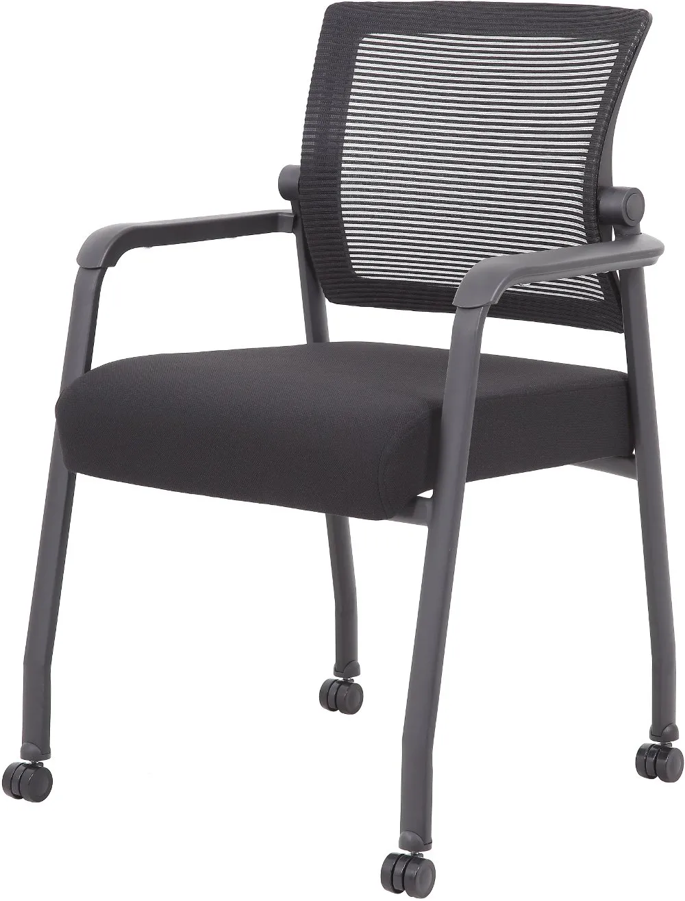 Boss Black Mesh Guest Chair