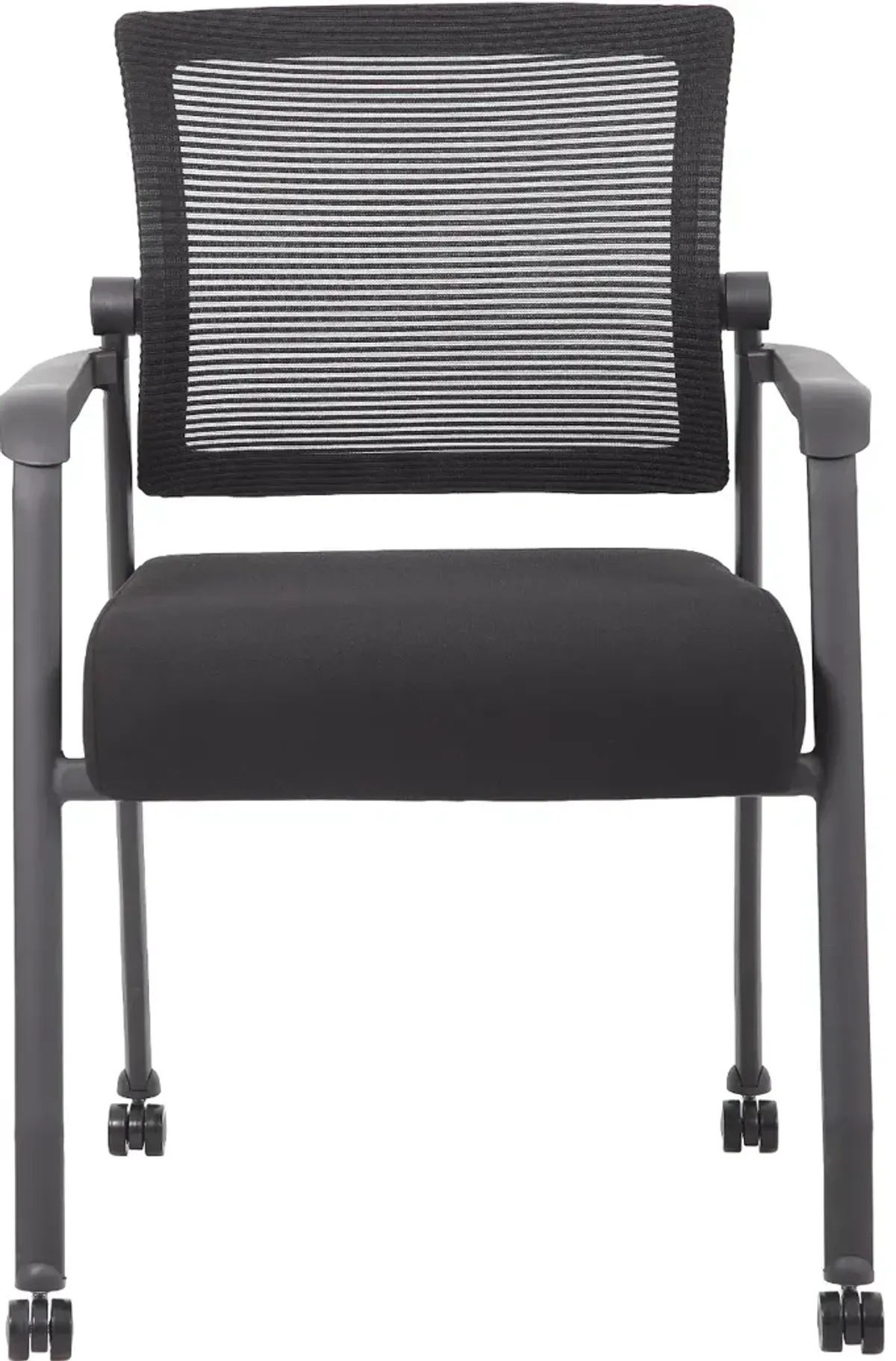 Boss Black Mesh Guest Chair