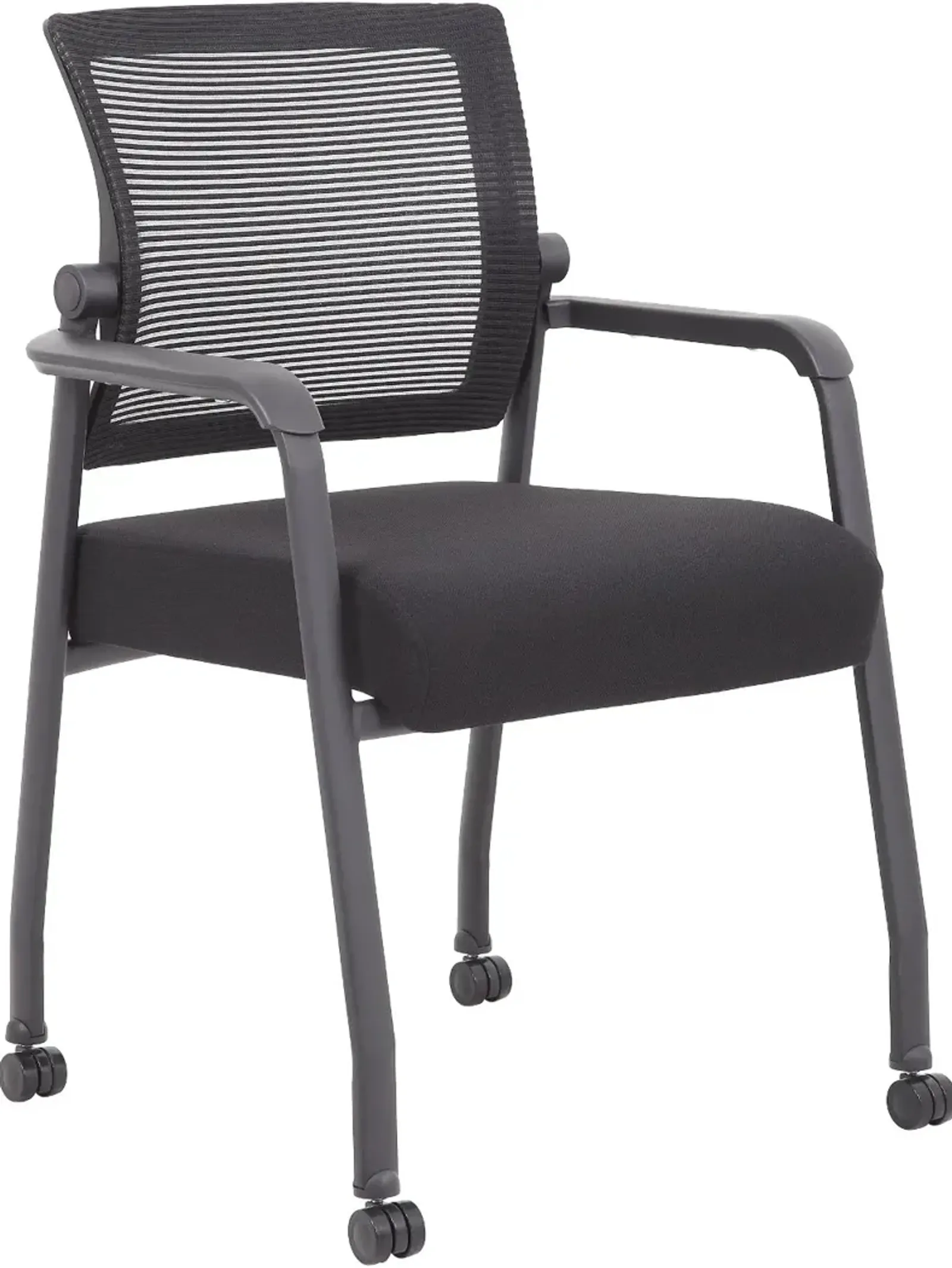 Boss Black Mesh Guest Chair