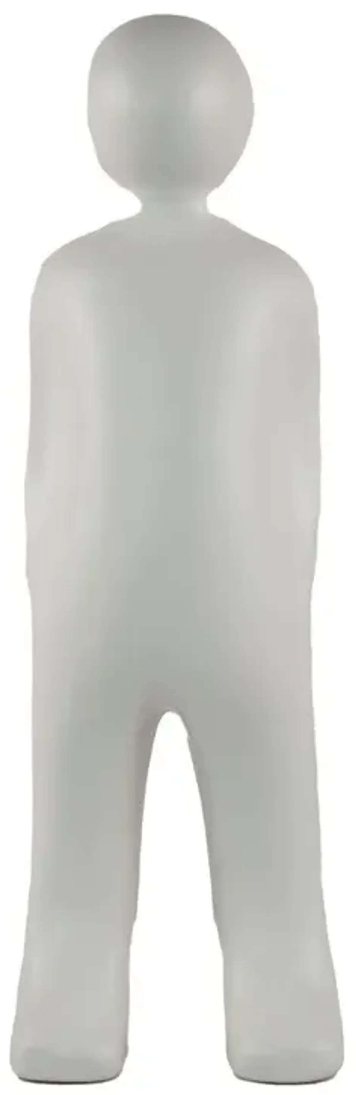 15.75" Person White Figurine