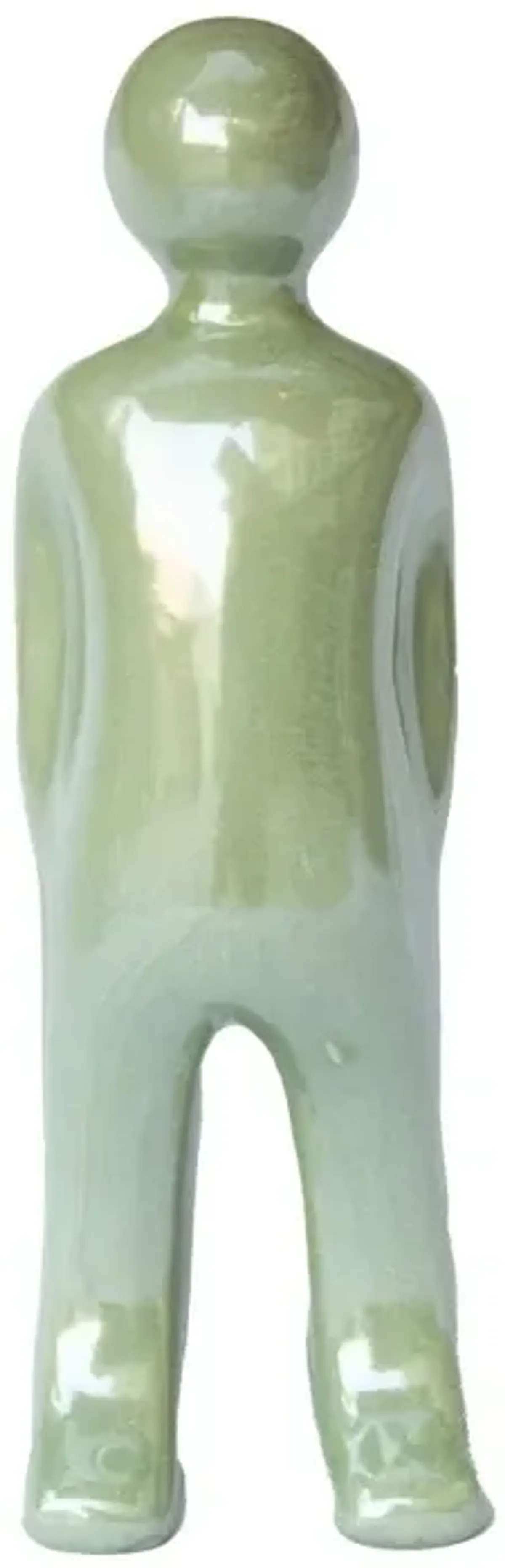 15.75" Pistachio Green Person Figurine