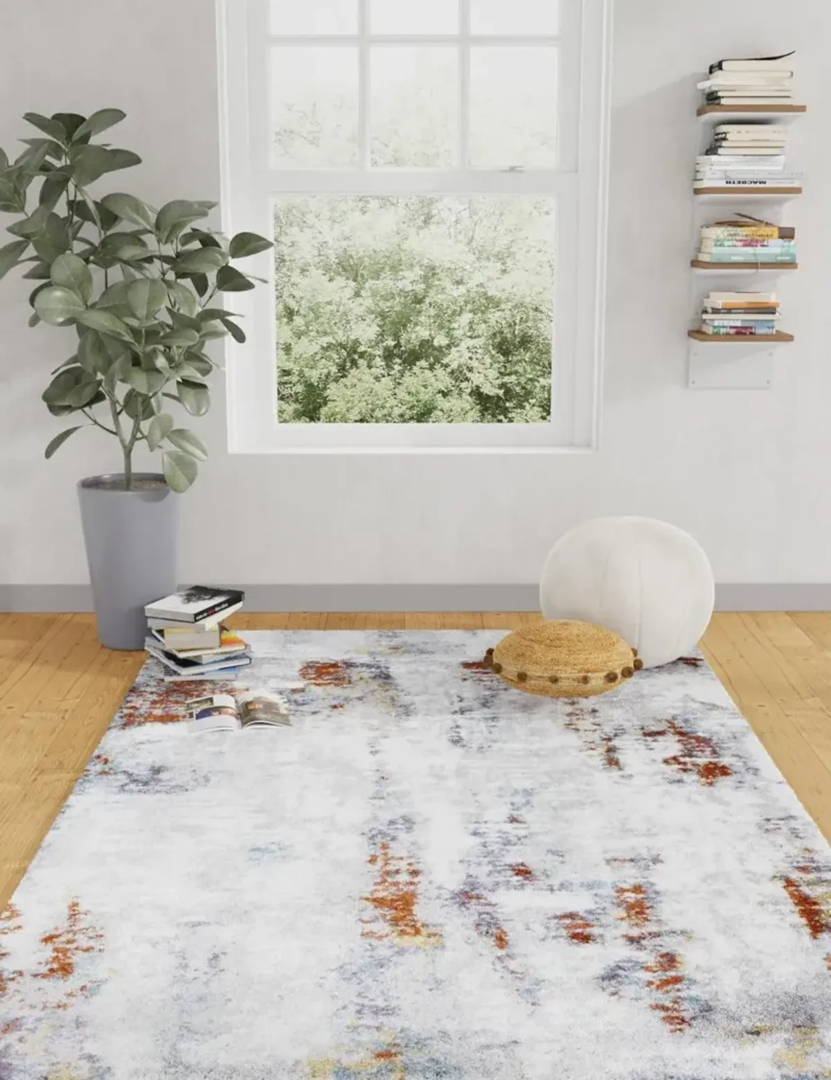 Finnian Multi-Colored 9 x 12 Area Rug