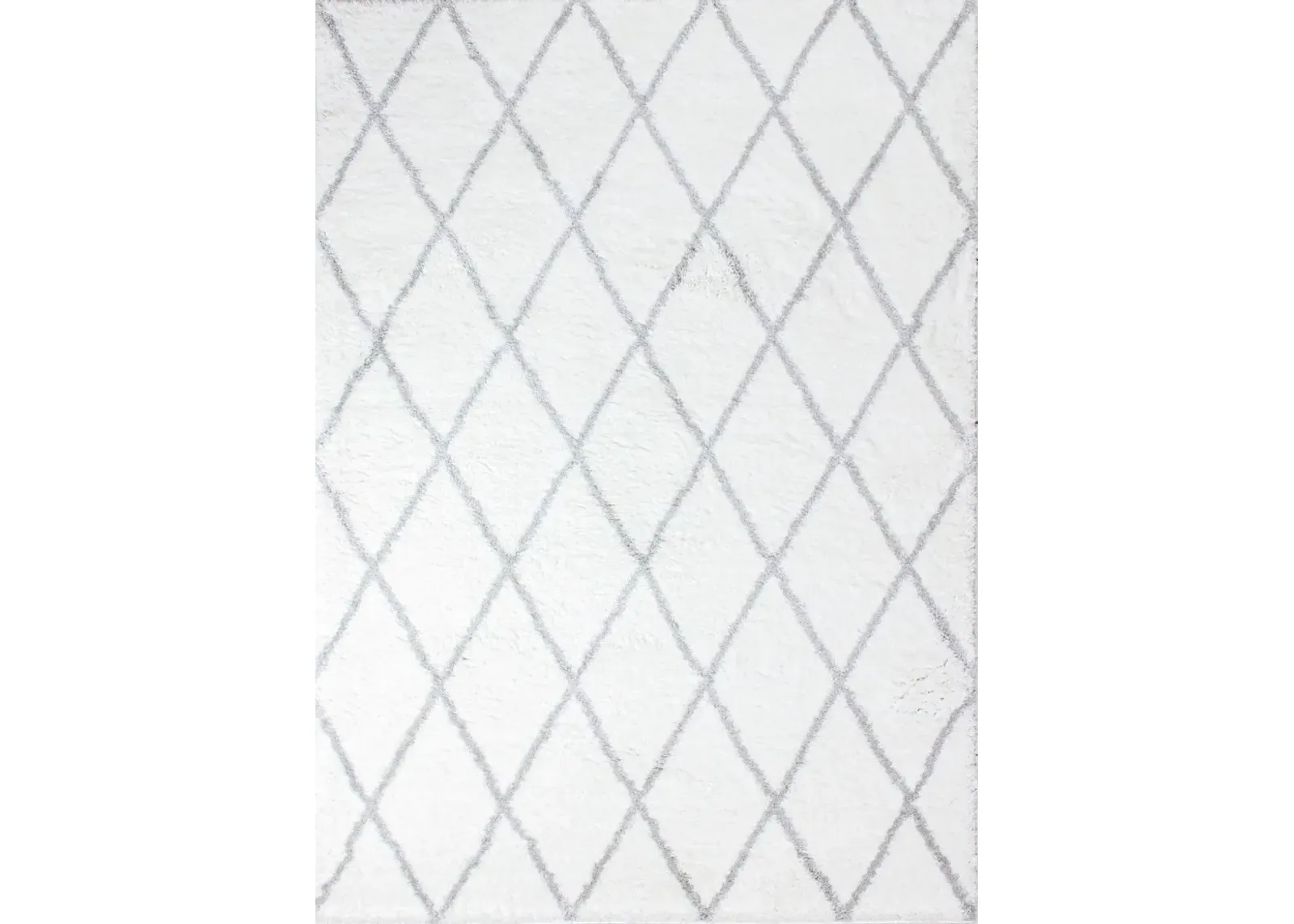 Faris White and Gray 4 x 6 Area Rug