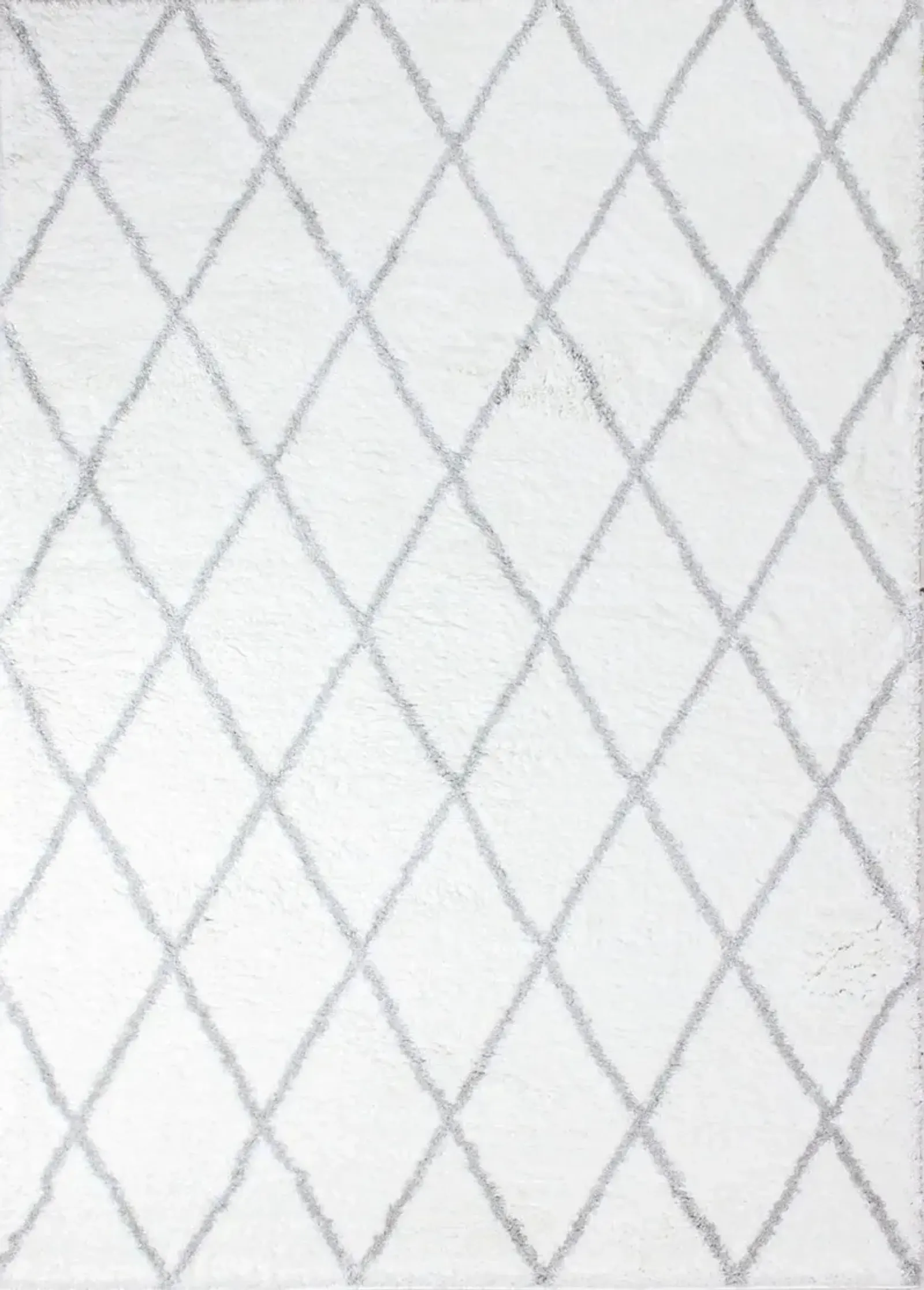 Faris White and Gray 4 x 6 Area Rug