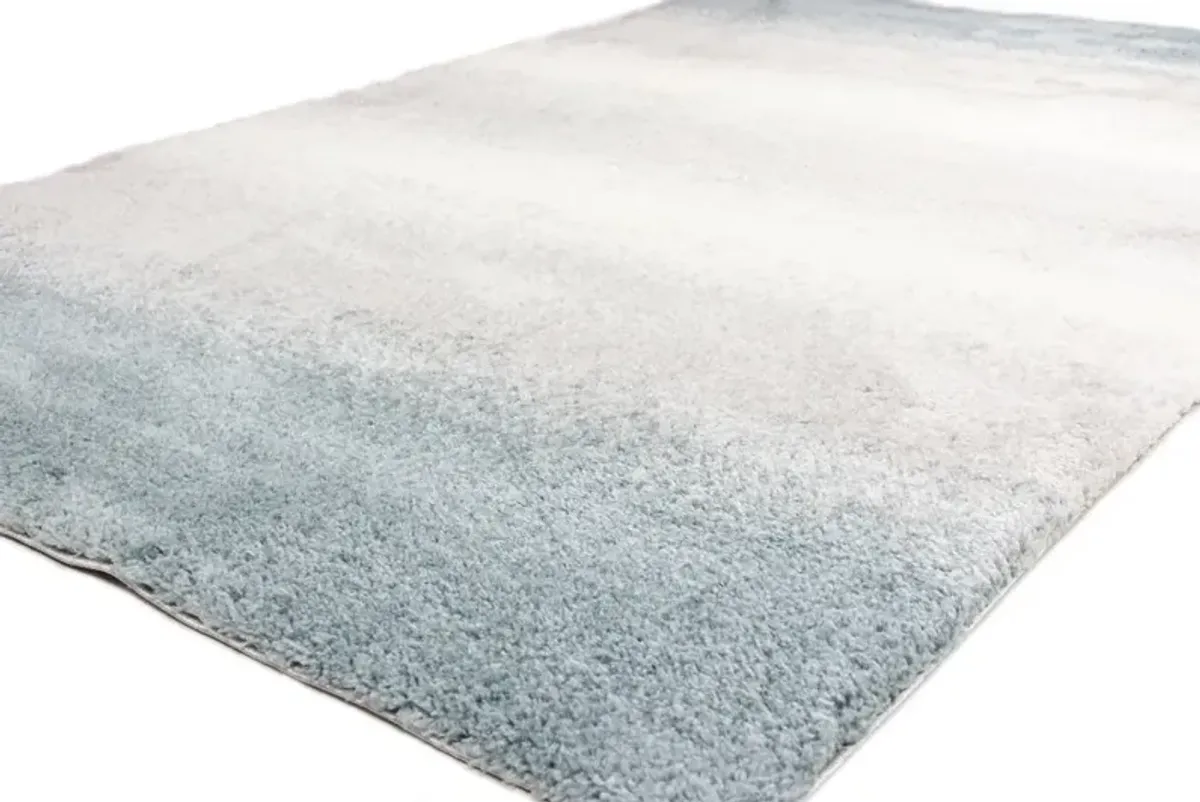 Felton Blue and Gray 4 x 6 Area Rug