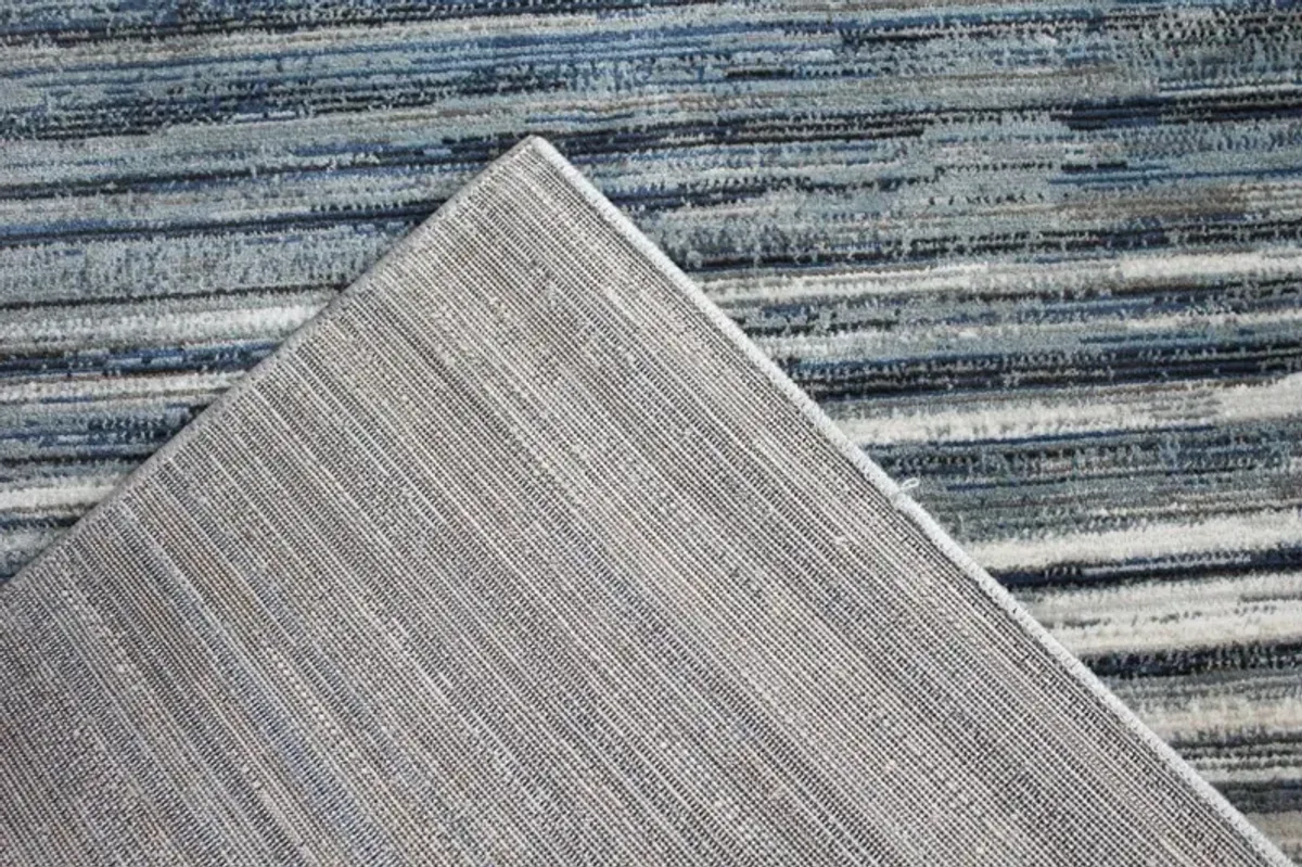 Legacy Blue and Gray 4 x 6 Area Rug