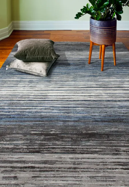 Legacy Blue and Gray 5 x 8 Area Rug