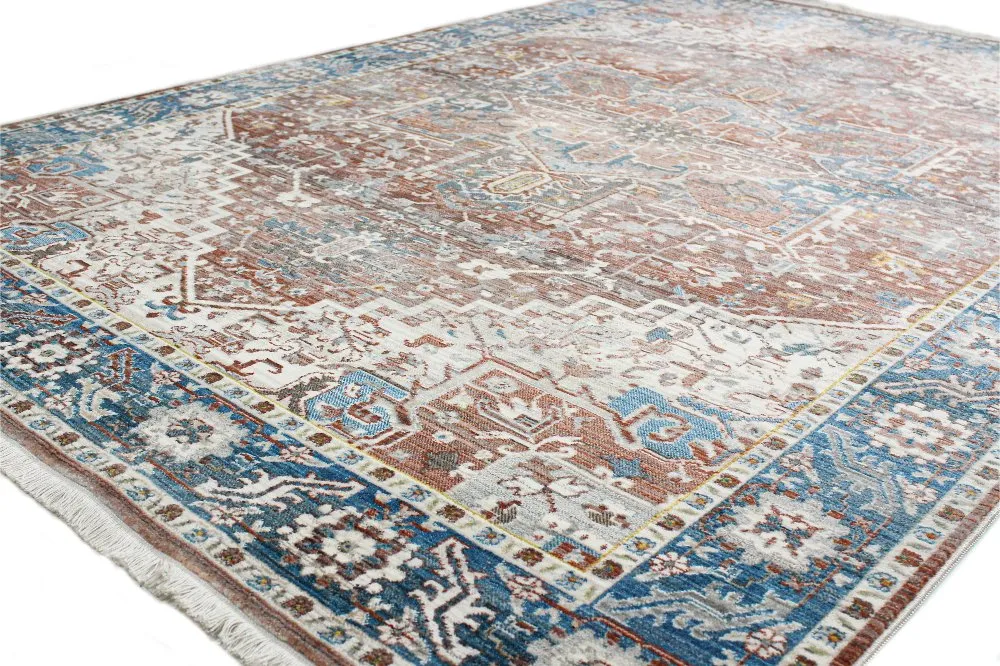 Gatlin Bohemian Rust 8 Foot Runner Rug