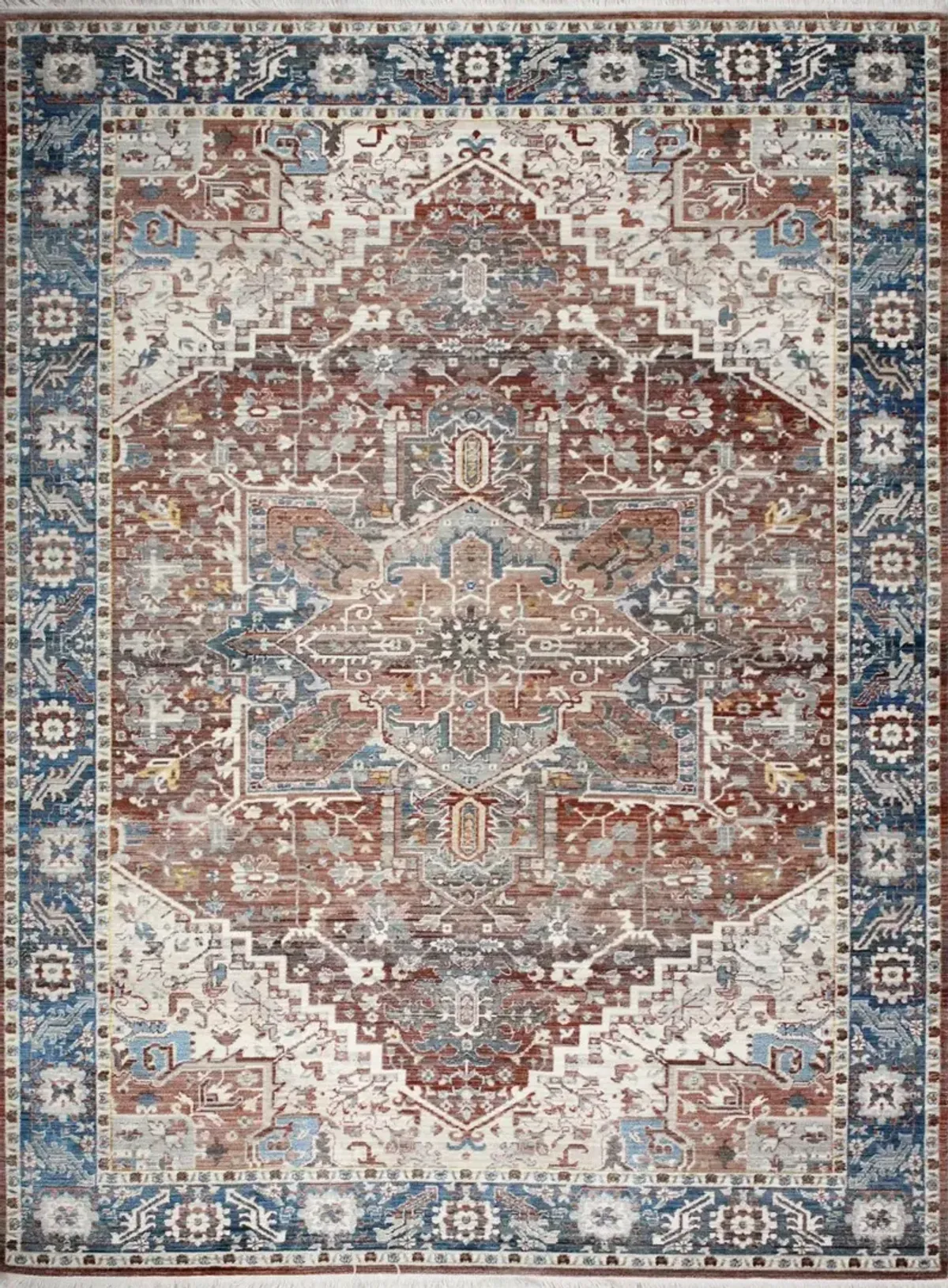 Gatlin Bohemian Rust 5 x 8 Area Rug