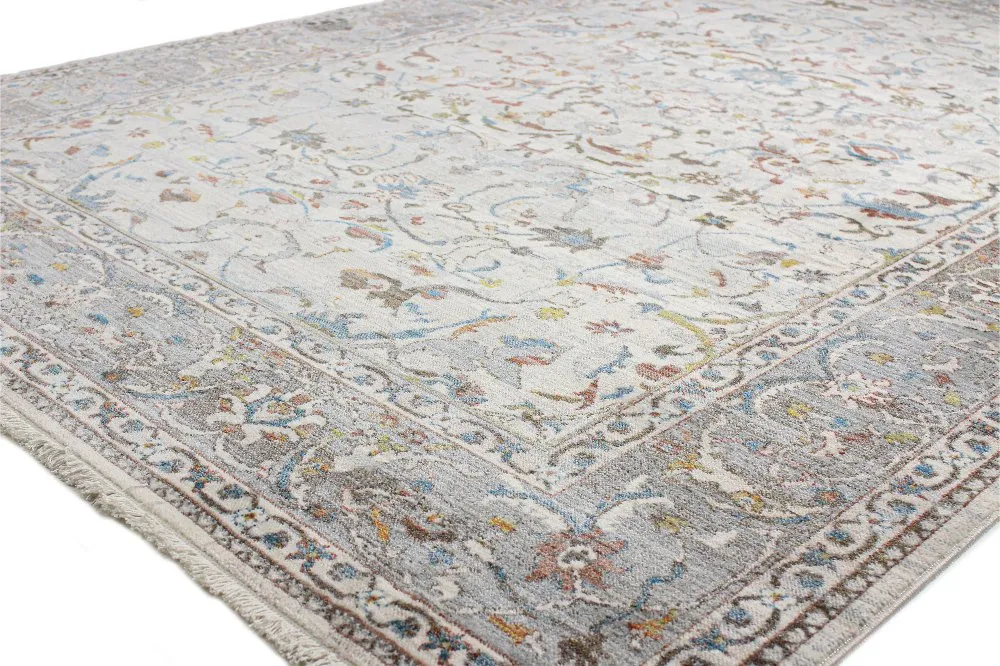 Gavriel Ivory Floral 8 Foot Runner Rug