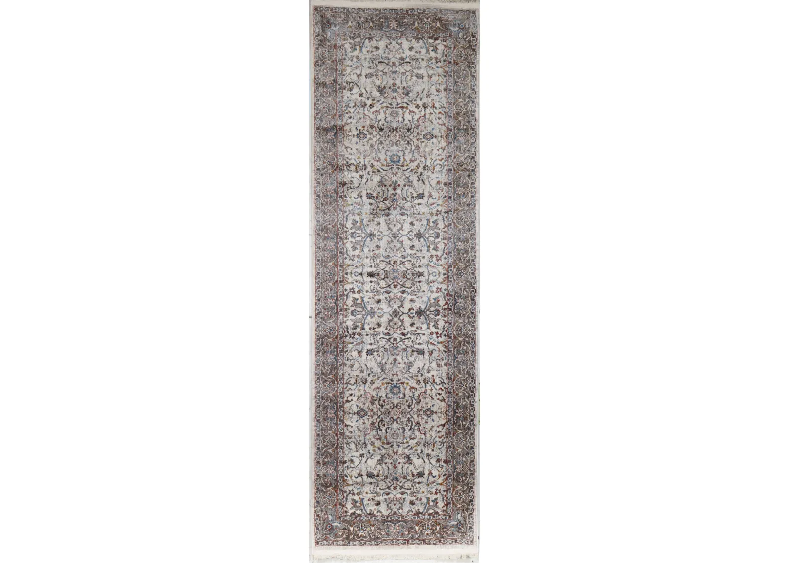 Gavriel Ivory Floral 8 Foot Runner Rug