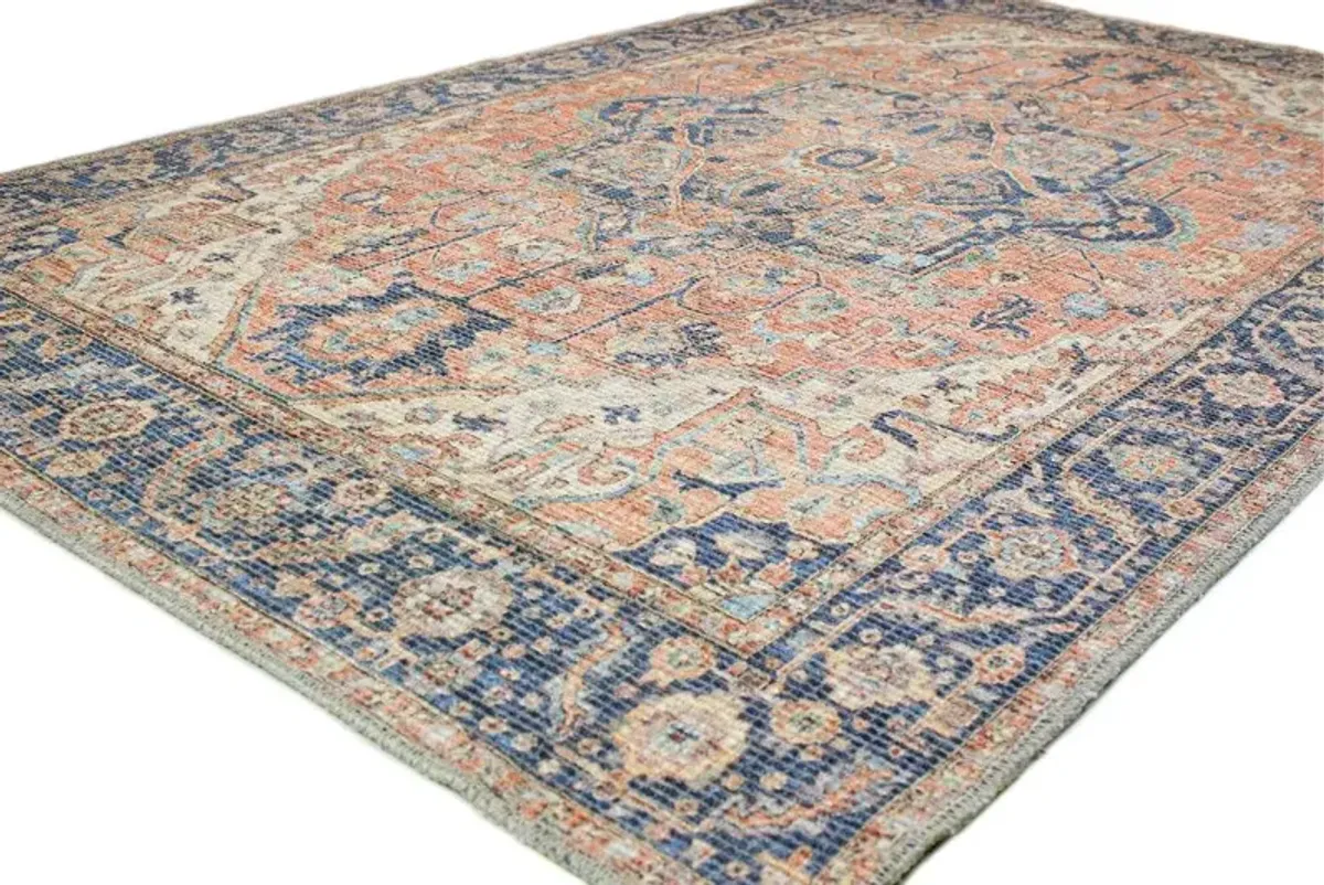 Zenainda Distressed Rust 8 x 10 Area Rug