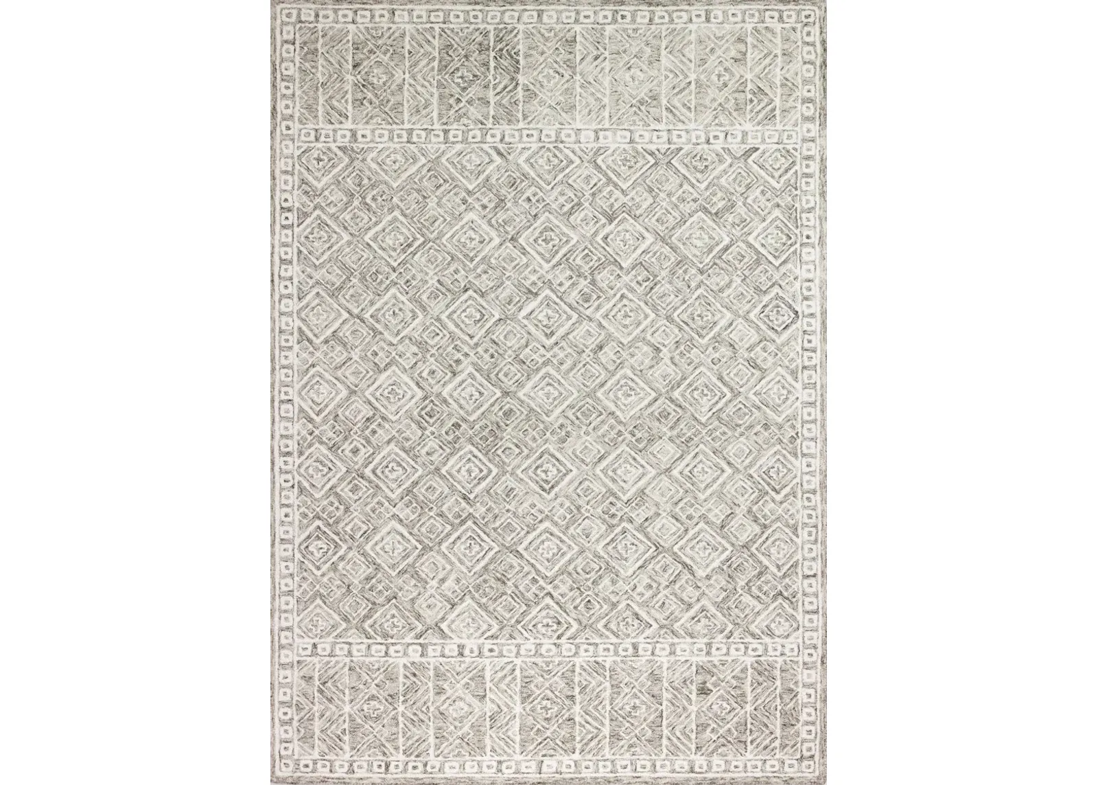 Nevin Taupe Geometric 4 x 6 Area Rug