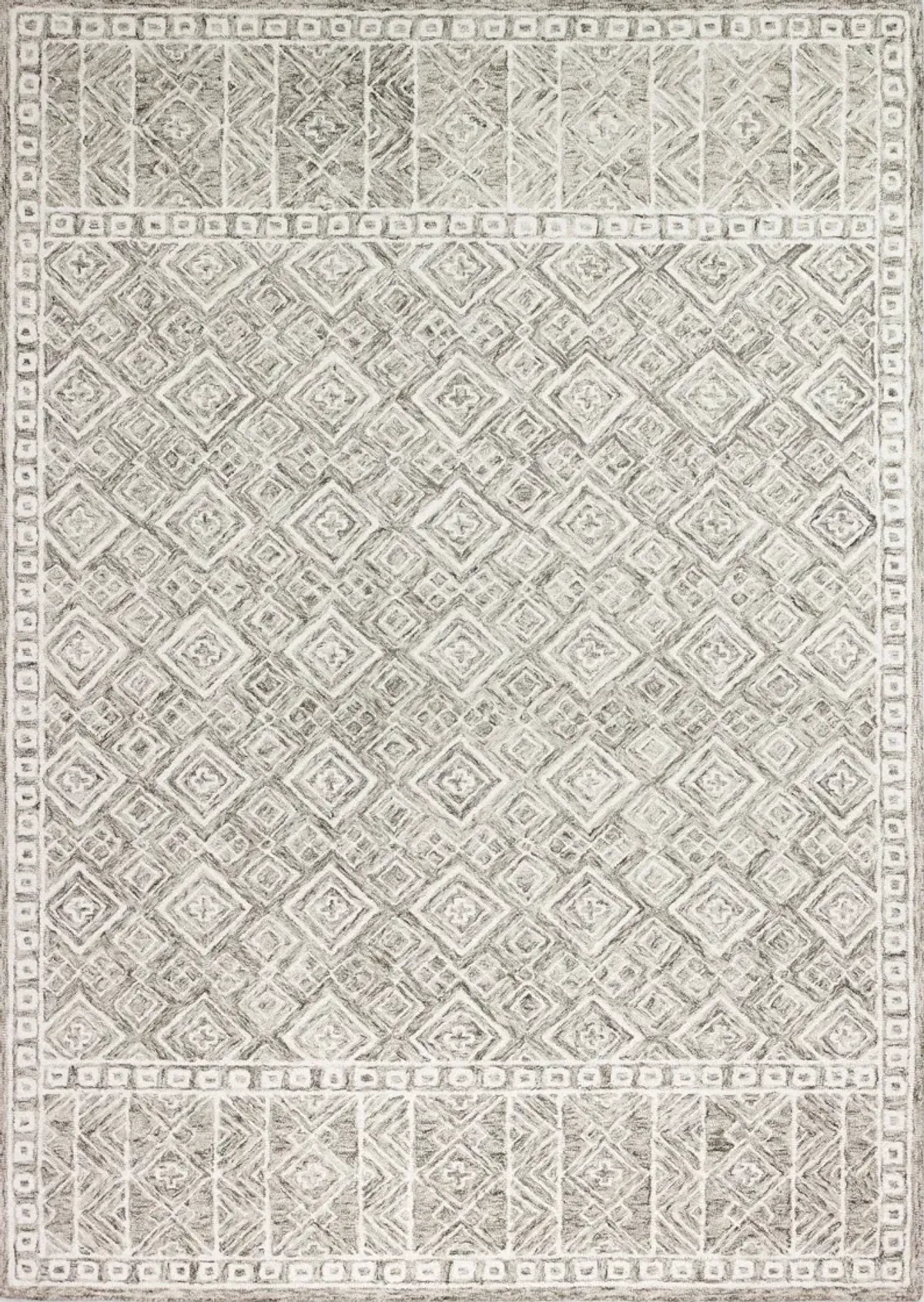 Nevin Taupe Geometric 4 x 6 Area Rug