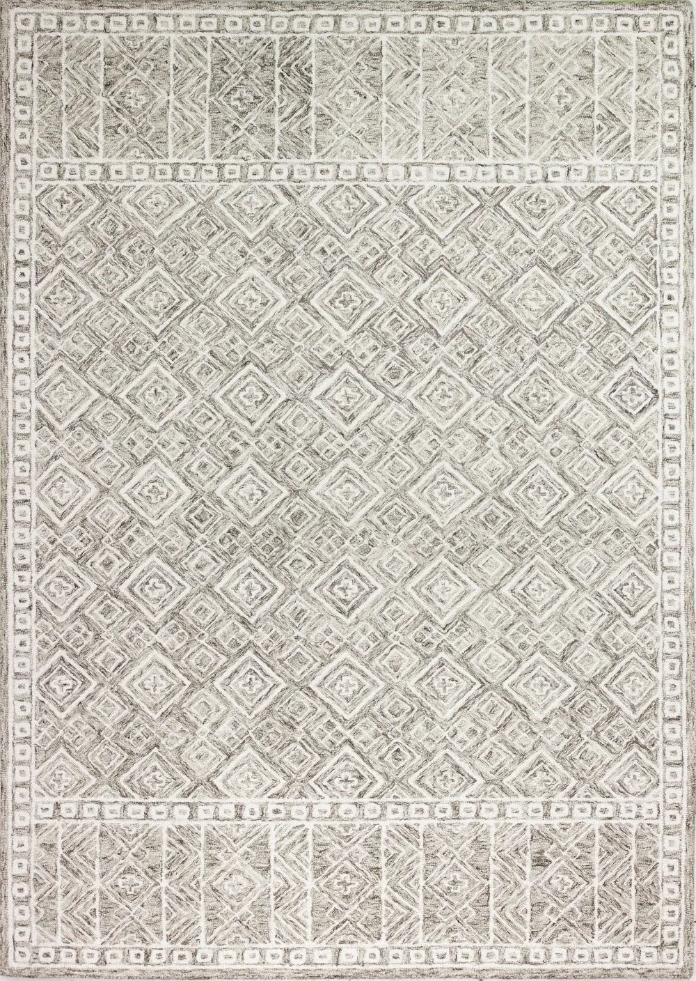 Nevin Taupe Geometric 4 x 6 Area Rug