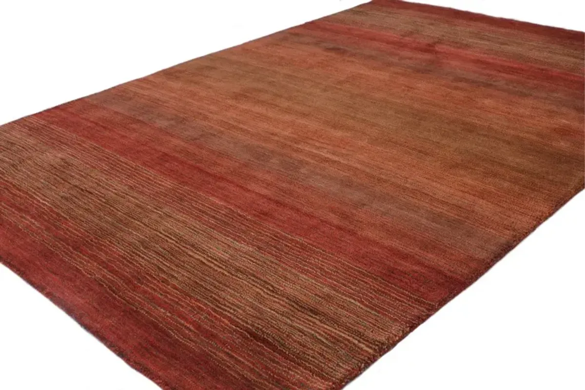 Sacramento Ombre Rust 4 x 6 Area Rug