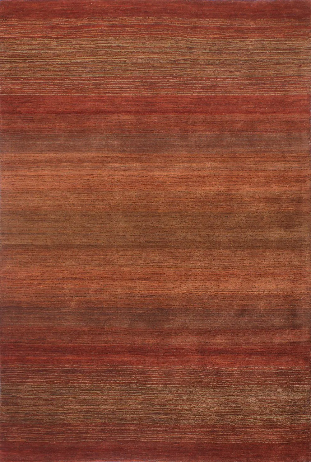 Sacramento Ombre Rust 4 x 6 Area Rug