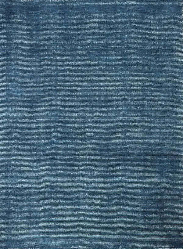 Joyce Blue Wool 5 x 8 Area Rug