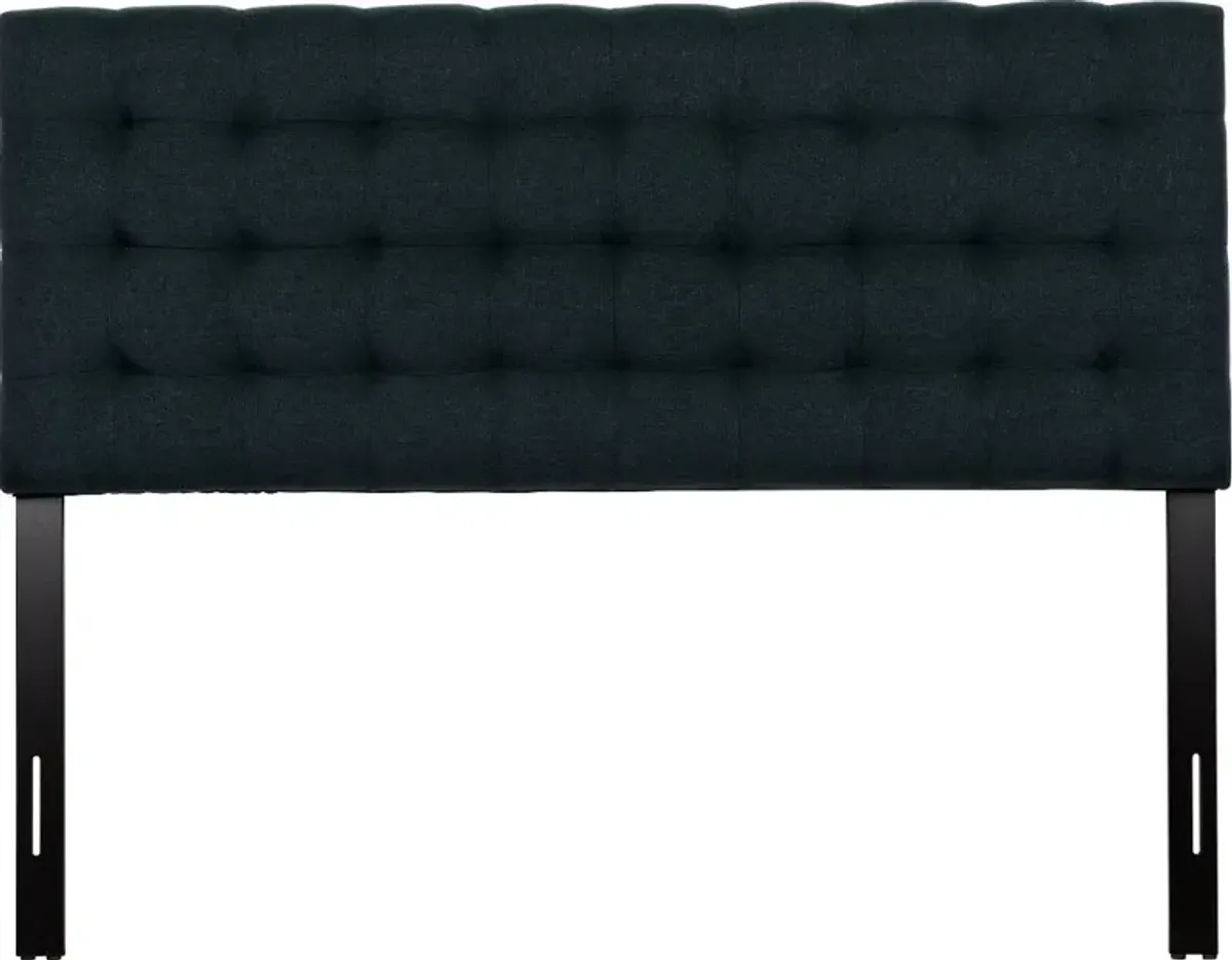 Valencia Navy Blue Queen Headboard