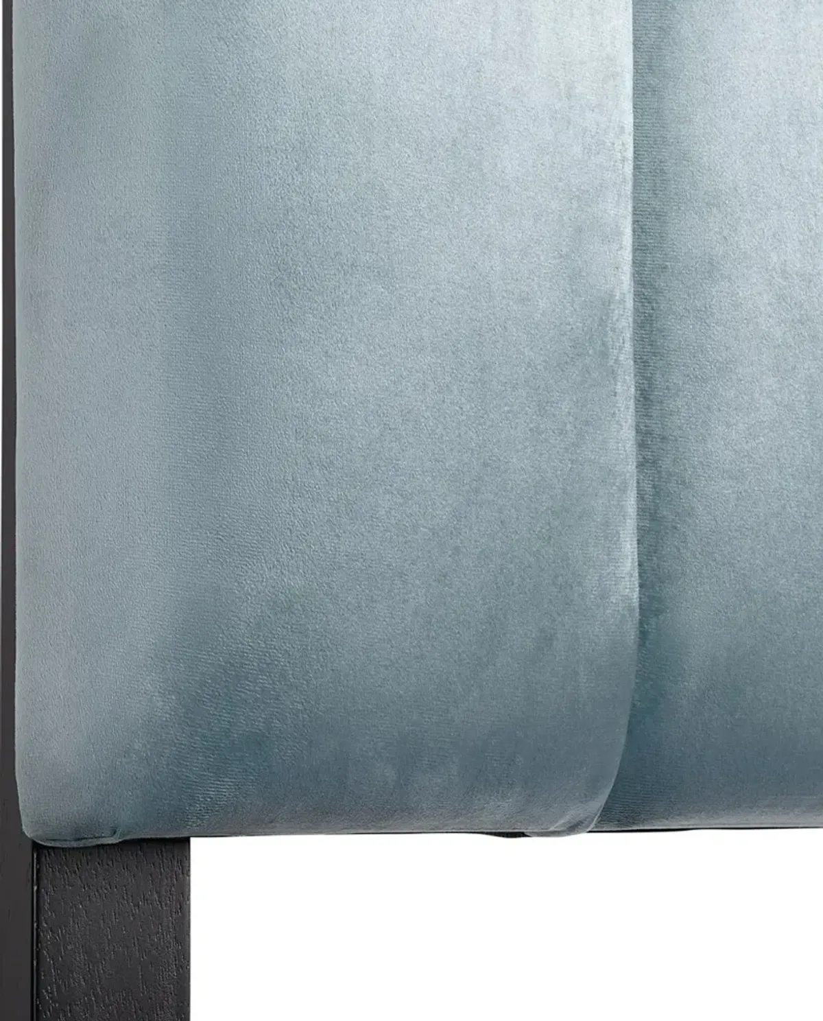 Helena Light Blue Velvet Full Headboard