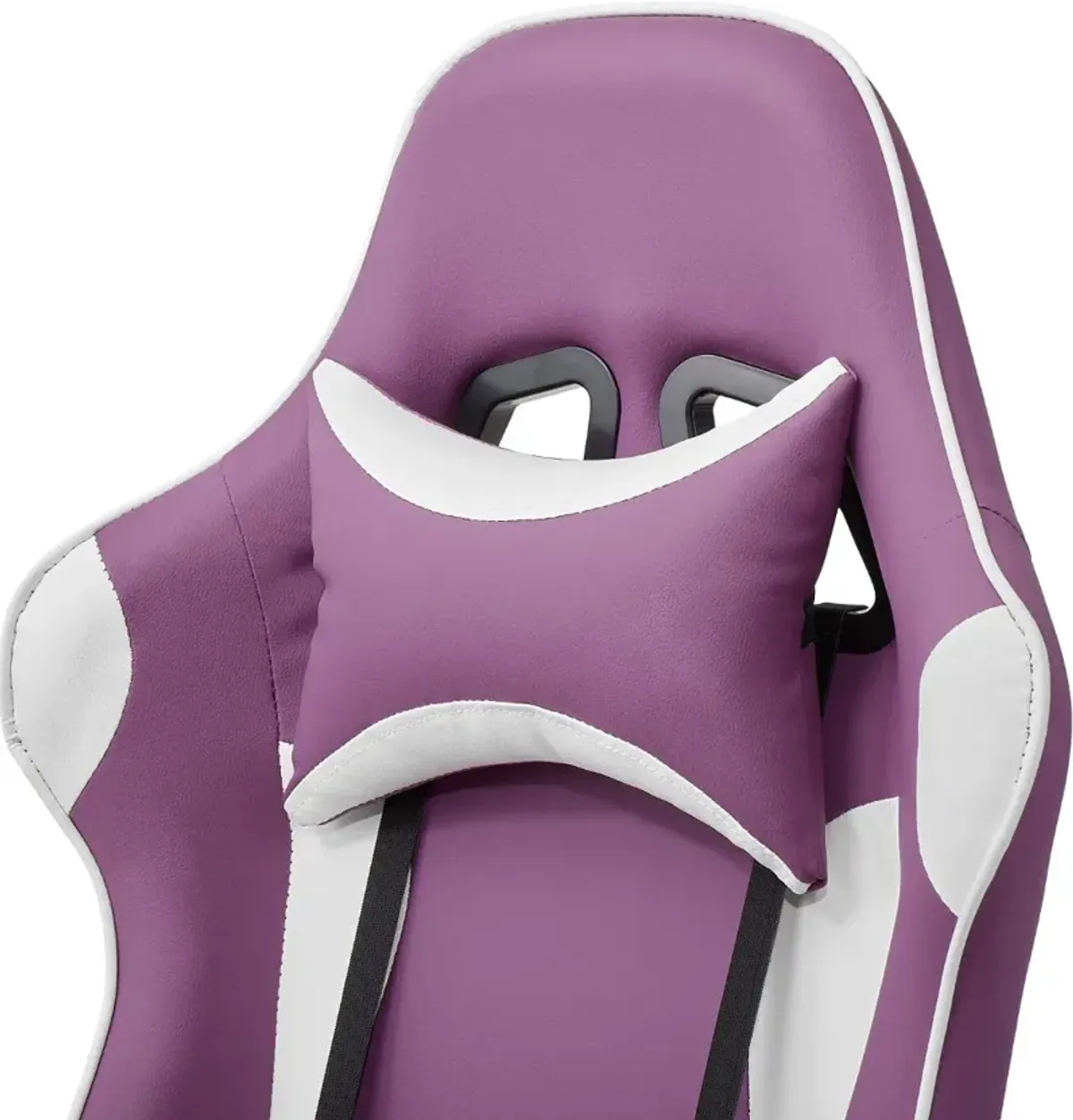 CorLiving Ravagers Gaming Chair in Purple and White