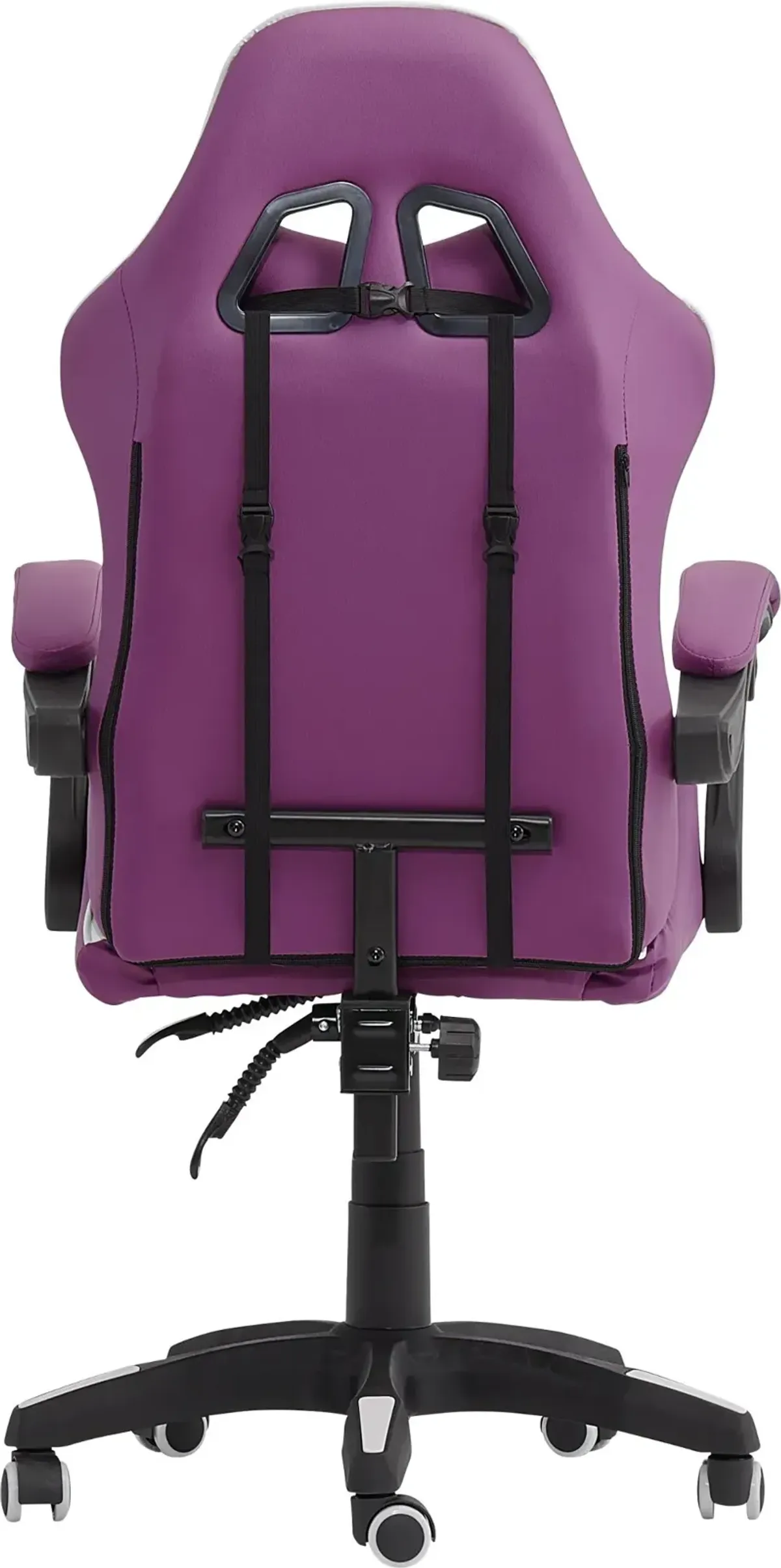 CorLiving Ravagers Gaming Chair in Purple and White