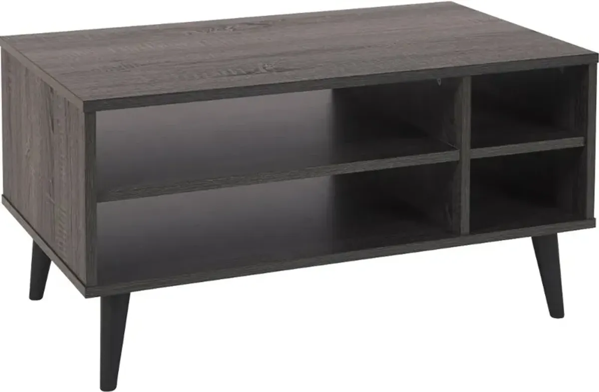 Cole Dark Gray Coffee Table with Storage