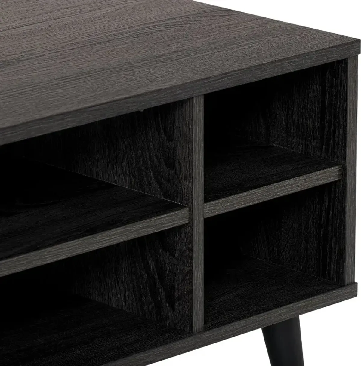 Cole Dark Gray Coffee Table with Storage