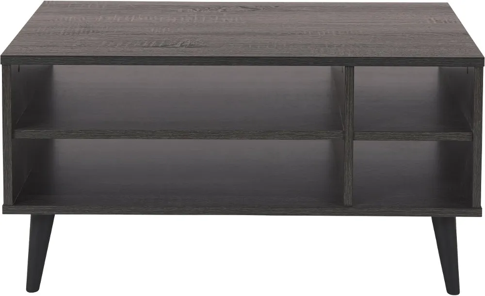 Cole Dark Gray Coffee Table with Storage