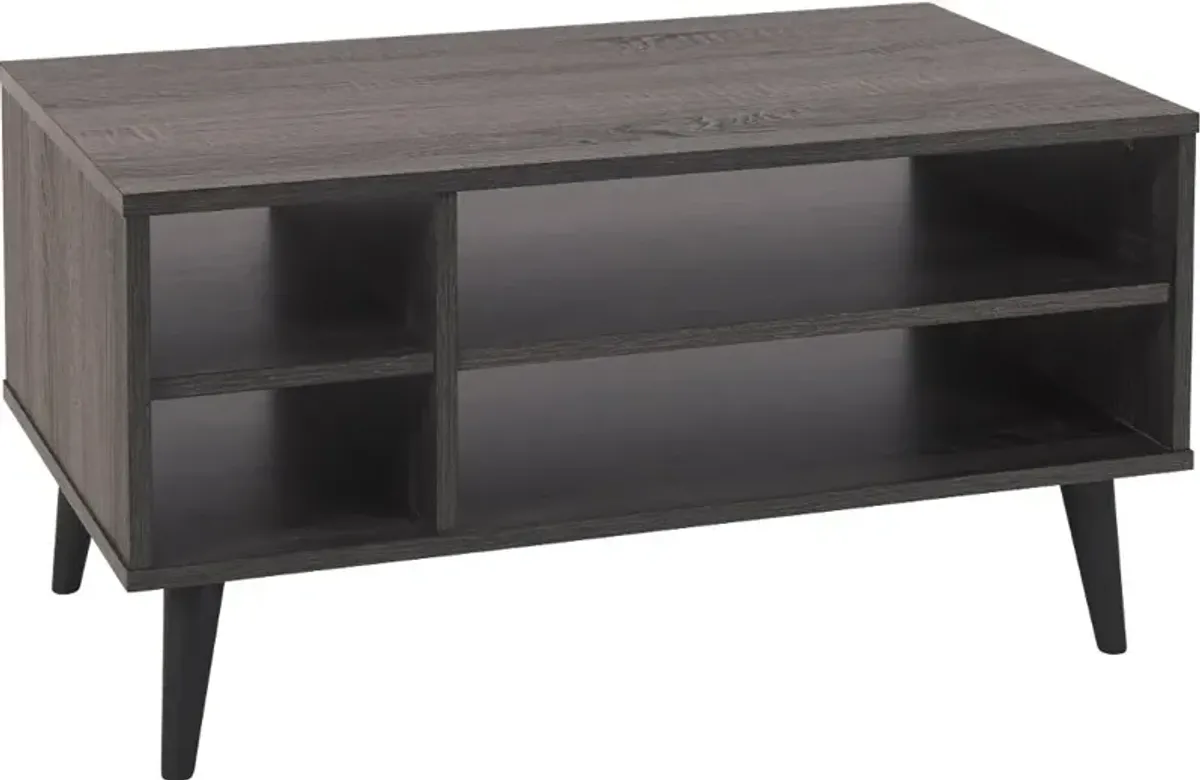 Cole Dark Gray Coffee Table with Storage