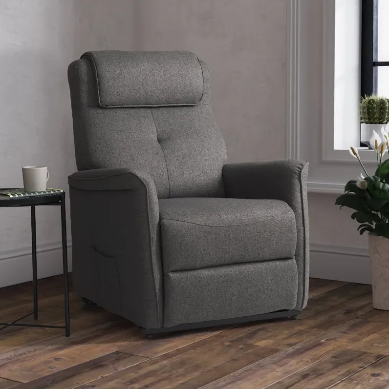 Ashley Gray Power Lift Recliner