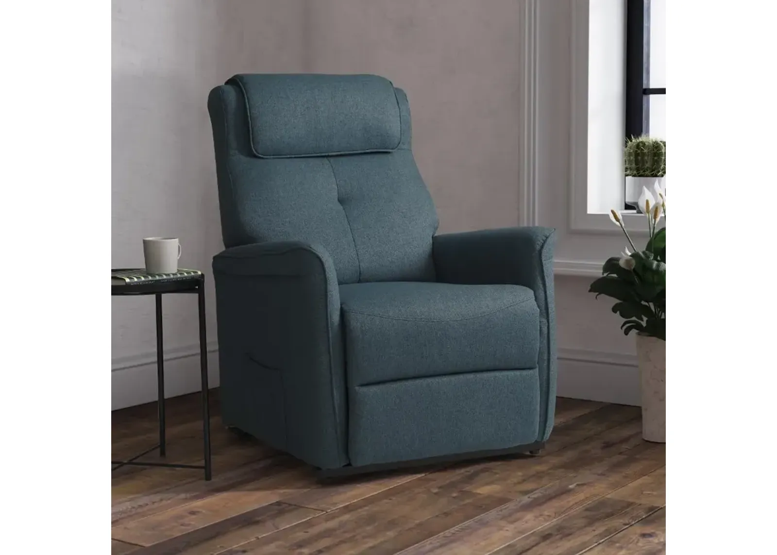 Ashley Blue Power Lift Recliner