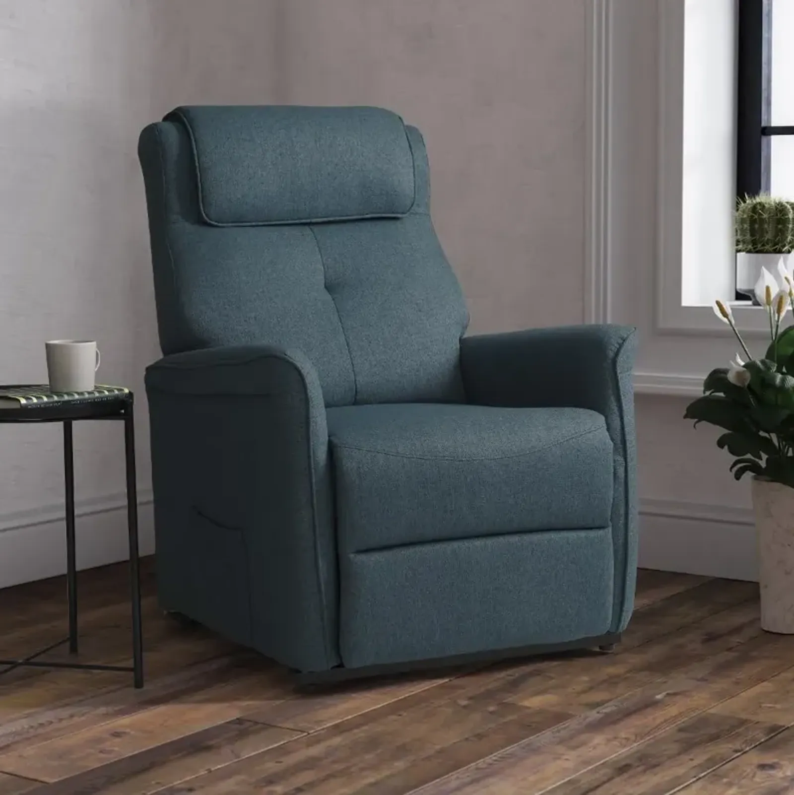 Ashley Blue Power Lift Recliner