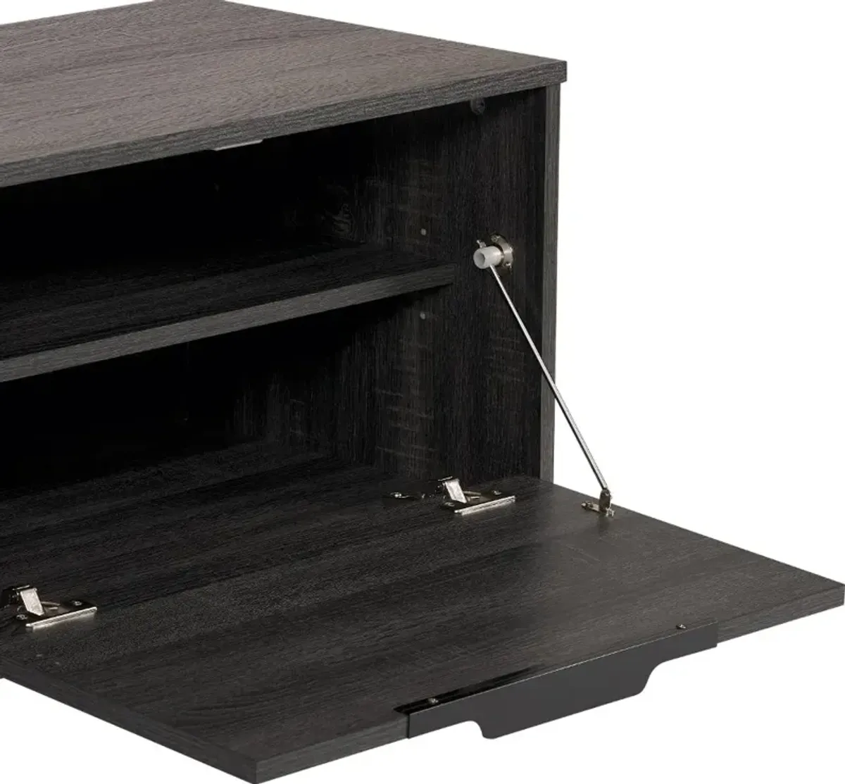 Cole Gray TV Stand with Storage