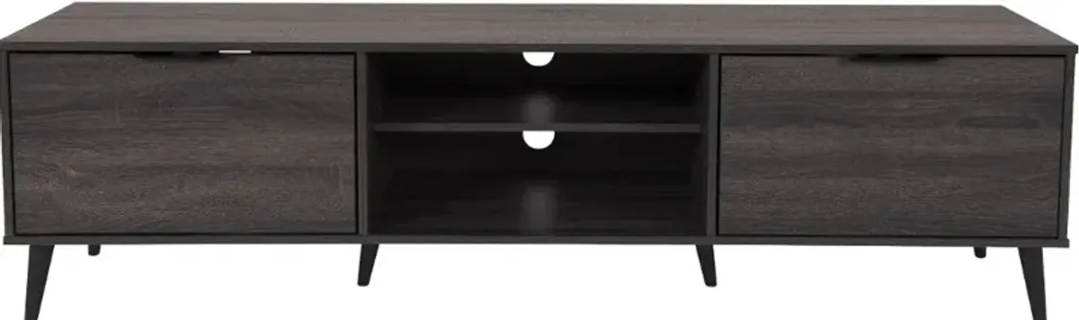 Cole Gray TV Stand with Storage