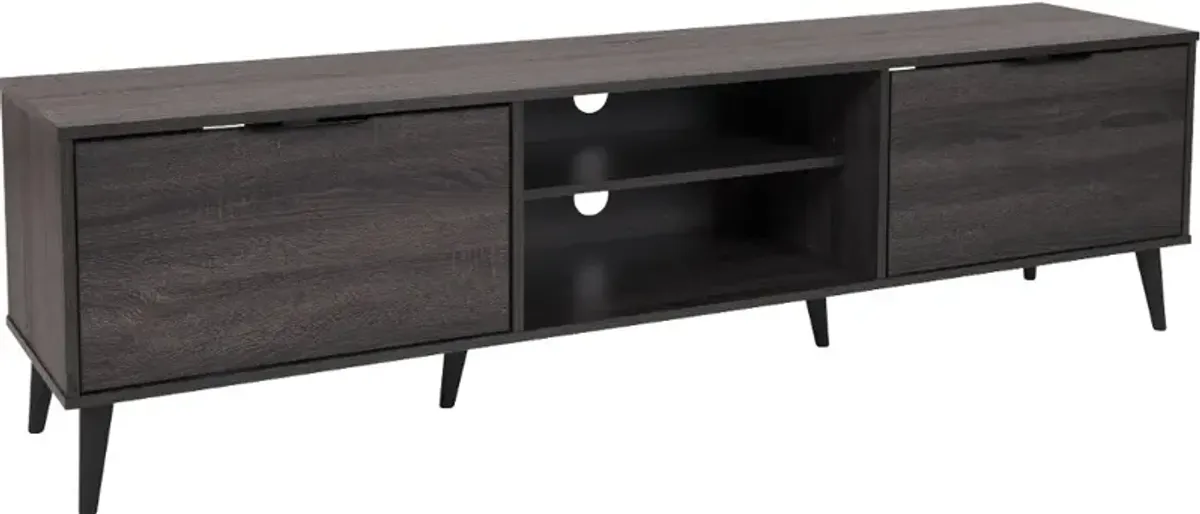 Cole Gray TV Stand with Storage